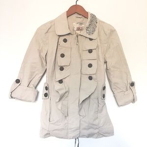 BKE Glam Trench Military Studded Jacket / Blazer
